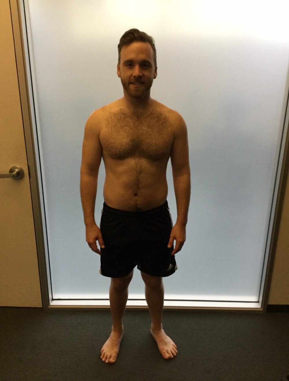 Kyle prior to training with Tycho. He appears out of shape.